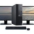 thumbnail image 1 of Restored Dell OptiPlex Desktop Computer | Intel Core i5 7th gen | 16GB RAM | 512GB SSD | Windows 10 Pro | Dual 22" LCD (Refurbished), 1 of 5