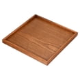 thumbnail image 1 of Bandeja Decorativa de Madera Cuadrada de 12" de Uxcell para Decoración del Hogar y Cocina, Color Marrón, 1 of 6