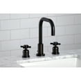 thumbnail image 2 of Kingston Brass FSC8935DX Concord Widespread Bathroom Faucet with Brass Pop-Up, Oil Rubbed Bronze, 2 of 7