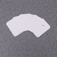 thumbnail image 4 of 100 piezas tarjetas de pendientes Etiquetas de papel Pendientes retro Tarjeta de presentación Pendientes de oreja Soporte de joyería para pendientes de moda Pendientes de joyería (Blanco), 4 of 5