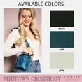 thumbnail image 4 of Kedzie Midtown Crossbody Lightweight Purse, Gray (Women's), 4 of 7