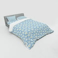 thumbnail image 3 of Ambesonne Floral Bedding Set 3 Pcs, Happy Pastel Daisy Flowers, Twin XL, Mustard Pale Sky Blue, 3 of 3