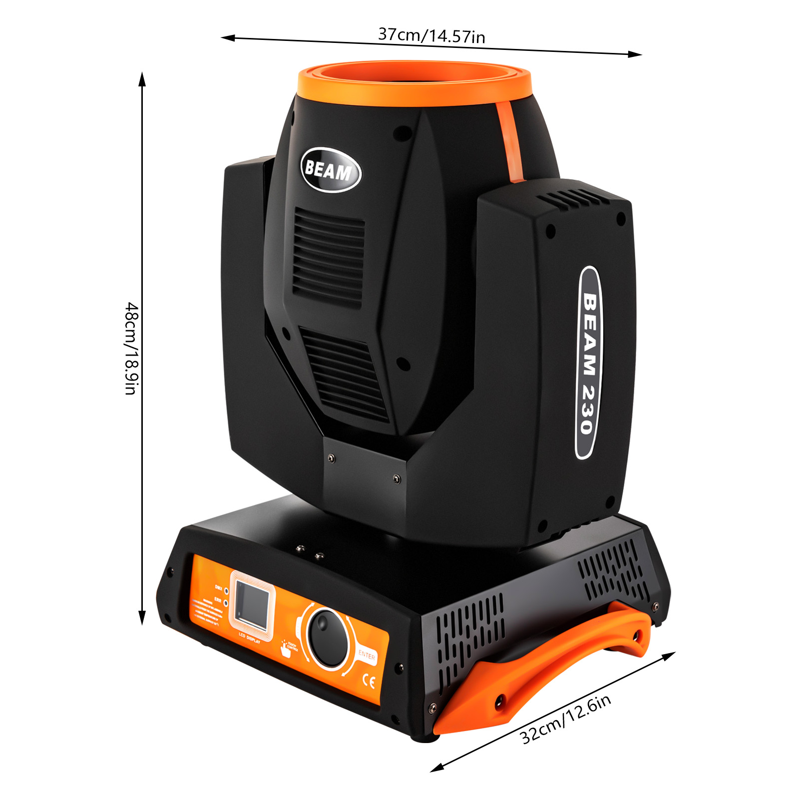 7R Sharpy 230W Zoom Moving Head Beam Light 8+16Prism Strobe DJ Stage Party Light