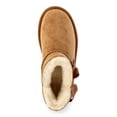 thumbnail image 4 of Pawz Little & Big Girls Faux Suede Shearling Bow Boots, 4 of 5