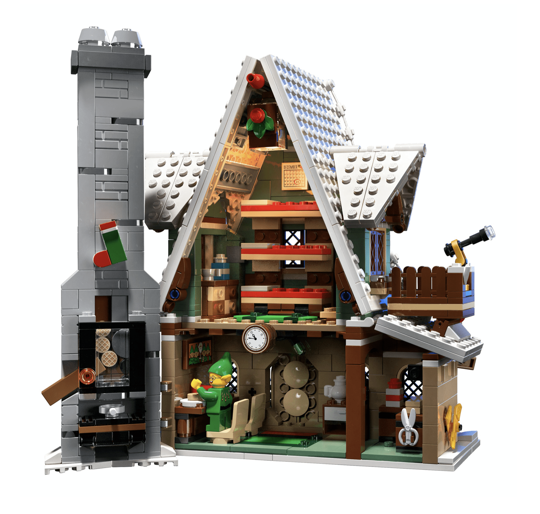 1,197 Pieces Building Kit LEGO Elf Club House for sale online 10275