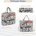thumbnail image 6 of FORMRS Womens Corduroy Tote Bag Crossbody Shoulder Handbag with Pocket, Gray Game Day, 6 of 7