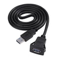 thumbnail image 2 of Xuanheng USB 3.0 Mount Cable USB Extension Flush, , Panel Mount Cable, for Car, Boat,, 2 of 8