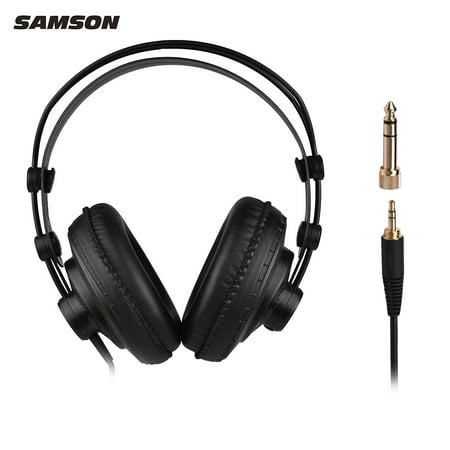 SAMSON SR850 Professional Studio Reference Monitor Headphones Dynamic Headset Semi-open Design for Recording Monitoring Music Appreciation Game Playing (Best Studio Monitors For Electronic Music)