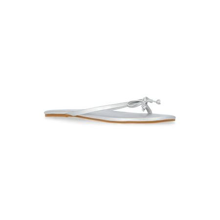 Time and Tru Women's Barely There Bow Thong Sandals