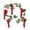Red, variant on YAMB Artificial Forsythia Wisteria Garland, 70.87in Multicolor Weather Resistant Floral Vine, Lifelike Hanging Flower for Door Window Railing Home Wedding Party Ambiance Decoration, Orange