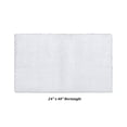 thumbnail image 4 of Better Trends 5 Piece Bathroom Rug Set 100% Polyester Bath Rug, Water Absorbent Non-Slip Bath Mat Machine Washable Micro Plush Collection - White, 4 of 9