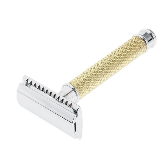 Maquinillas de afeitar manuales Colcomx Afeitadora de Regalo dorado Maquinilla de afeitar para hombres