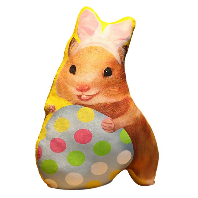 Almohada con forma de huevo de Pascua perfke cojín 3D Colorido 35cm
