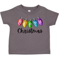 thumbnail image 3 of Inktastic Merry Christmas Rainbow Holiday Lights Boys or Girls Toddler T-Shirt, 3 of 5