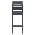 thumbnail image 5 of Compamia Ares 29.5" Outdoor Bar Stool in Dark Gray, 5 of 11