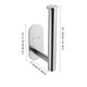 thumbnail image 5 of Soporte para papel higiénico Baño Cocina Papel para papel higiénico Soporte para rollo de papel Estante de pared de acero inoxidable, sin orificio Yuarrent HA001801-01, 5 of 6