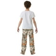 thumbnail image 5 of FORMRS Kids Pajama Pants with Pockets Size 13-14Y Boys Lounge Sleep Bottoms, Rustic Floral, 5 of 8
