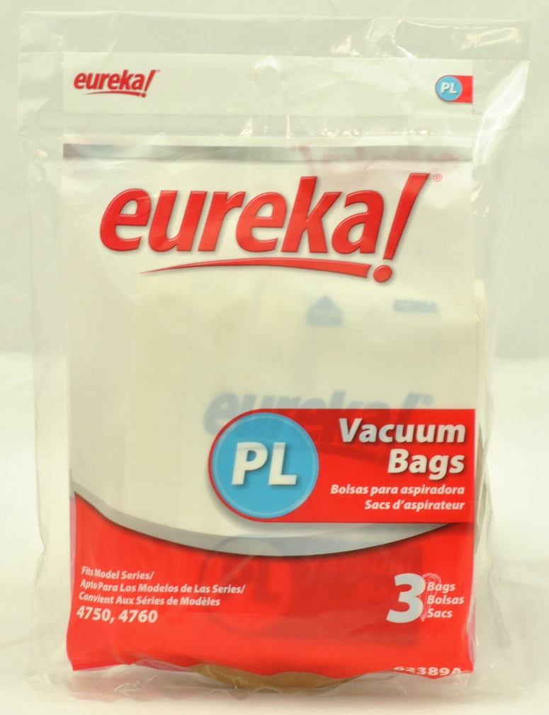 Eureka Style PL Vacuum Cleaner Bags Fits 4700 Series Eureka Upright