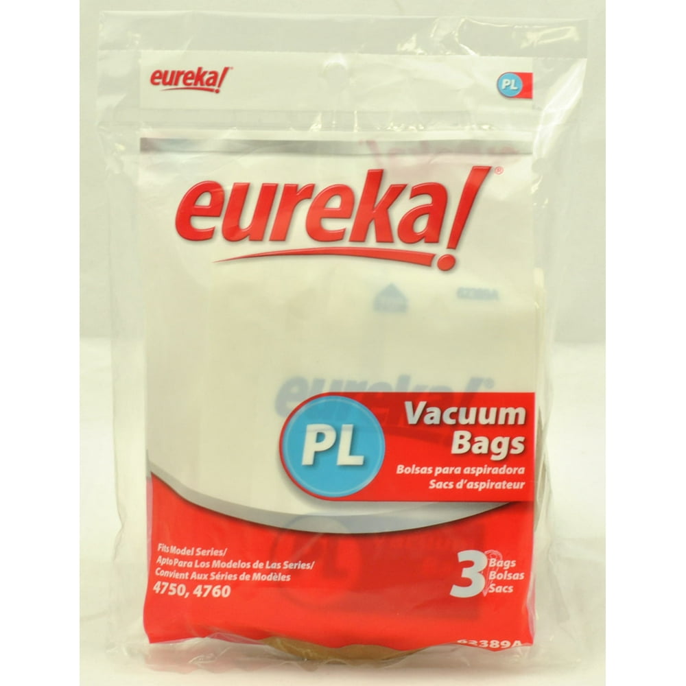 Eureka Style PL Vacuum Cleaner Bags Fits 4700 Series Eureka Upright