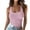 Pink#2, variant on pstuiky Woman Tank Top, Women Solid U-Neck Sleeveless Tank Top Summer Casual Workout Tee Lightweight Breathable Shirt for Gym Yoga Running Activewear 1-Pack Women's Clothing Dark Gray S