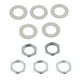 thumbnail image 1 of Tuercas de casquillo de 5 piezas + arandelas de potenciómetro de 5 piezas para piezas de guitarra eléctrica 8mm, 1 of 9