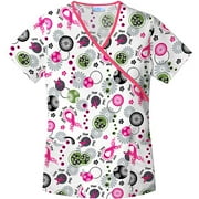 Ribbons For The Cure Mock Wrap Top