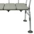 thumbnail image 4 of McKesson Transfer Bath Bench with Back, Removable Arm Rail - Aluminum Frame, 1 Ct, 4 of 5