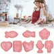 thumbnail image 3 of Cortadores de Galletas 3D Molde de Navidad Sello de Prensa Manual para Hornear, 3 of 8