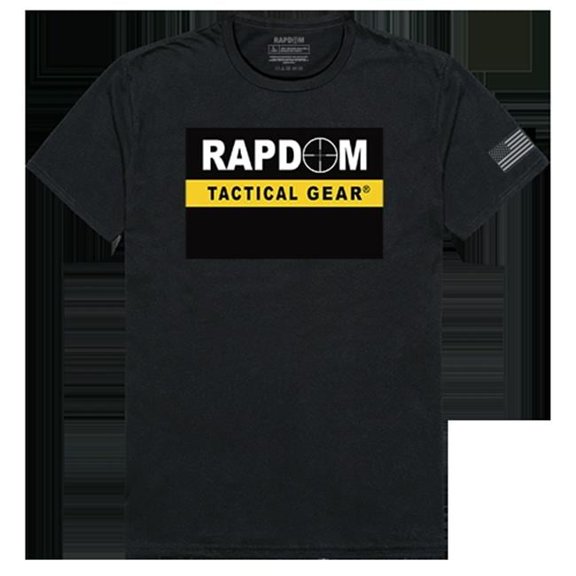 RAPDOM Tactical Graphics Tee - Black - Medium