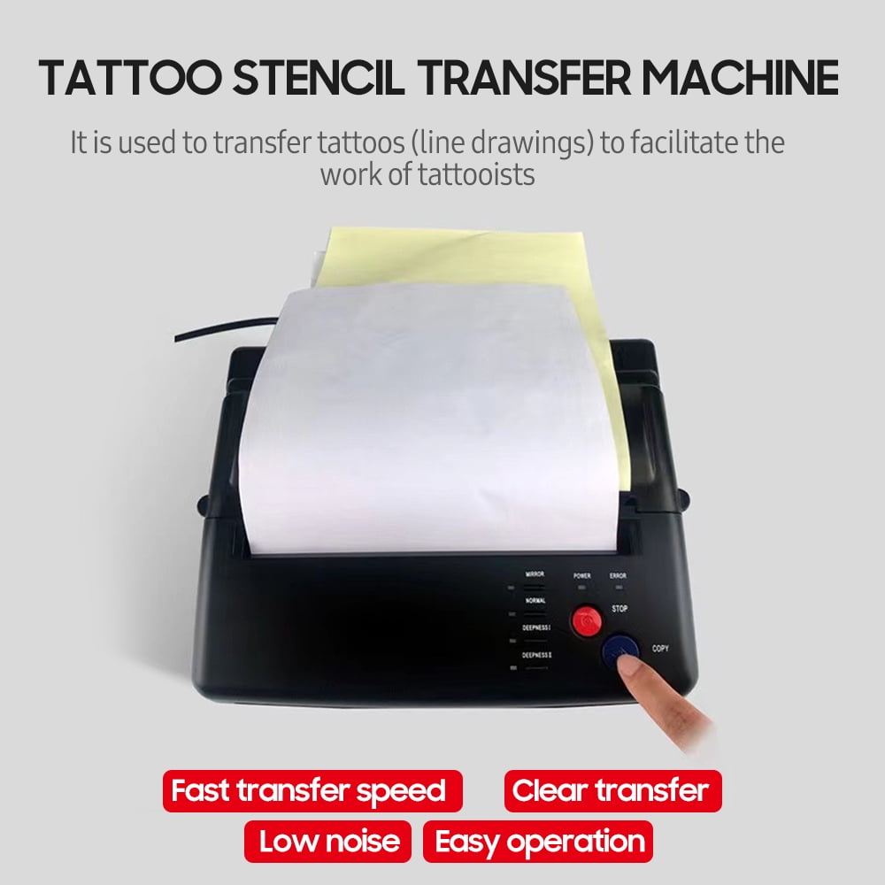 MABOTO Tattoo Stencil Transfer Copier Printer Drawing Thermal Stencil Maker  Copier for Tattoo Transfer Paper Permanent Tattoos Supplies 