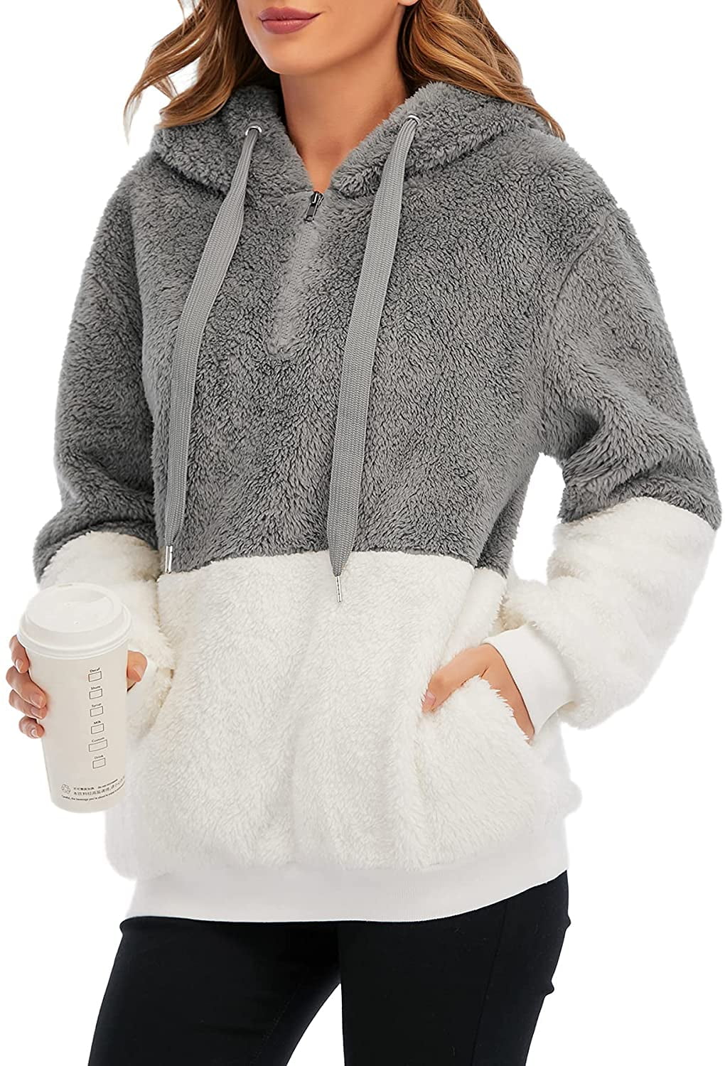 womens fuzzy sweatshirts