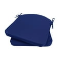thumbnail image 4 of koolsoo Chair Cushion Garden Seat Pad with Ties Floor Pouf Mat Soft Multipurpose Seating Pillow Floor Cushion for Living Room Sofa , Blue, 4 of 8