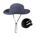 thumbnail image 3 of Milaget Fisherman Cap Breathable Shockproof Sun Protection Hat Beach Hat Fishing Hat Blue, 3 of 9