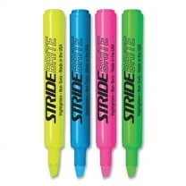 Stridebrite Tank Highlighter - Chisel Tip - Assorted Ink & Barrel Color - Pack of 12