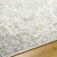 thumbnail image 6 of BoutiqueRugs Nessa Oriental Medallion Area Rug - Farmhouse Traditional Floral Carpet for Living Room - Light Gray - 5'3" x 7'7" (5x7), 6 of 8