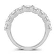 thumbnail image 4 of TimeLe$$ Classics Lab Grown Nine Stone Diamond Anniversary Bands and Wedding Rings For Women in 14K White Gold - 1 CTW (Ring Size: 5.5), 4 of 7