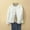 White, variant on LOVZFMLL Jackets for Women's Puffer Jacket Long Sleeve Buttons Quilted Down Coat Winter With Pockets