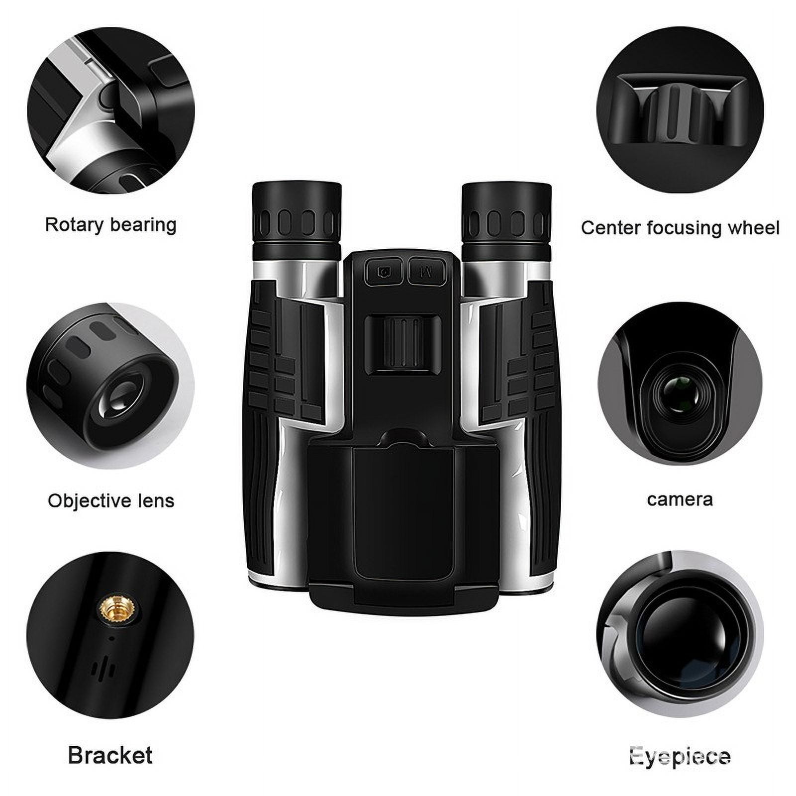 High Power Digital Binoculars with Camera, 5MP 1080P Video Recorder,