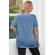 thumbnail image 2 of Blusa Eytino para mujer, talla grande, cuello cuadrado, manga abullonada, 2X, 2 of 6