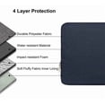 thumbnail image 3 of Bolsa para portátil impermeable de microfibra gris de 13 pulgadas, 3 of 6