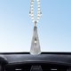 thumbnail image 5 of Colgante para espejo retrovisor de coche, decoración para el hogar, cuentas de loto, adorno colgante Gris Plata 33cm, 5 of 8