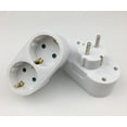 thumbnail image 2 of High Security Standard Schucko Sockets, 16A/250V Lightweight Ultra Compact for Worldwide Travel Use, 2 of 5