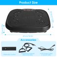 thumbnail image 6 of Imountek 200W Vibrating Machine for Weight Loss, Remote Control Vibration Exercise Machine with 120 Speeds 1-20Mins Timer, 330lbs Max Load, Black, 6 of 13
