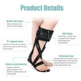 thumbnail image 6 of Hyasfey Adjustable Drop Foot Brace Ankle Foot Orthosis Universal Men Women Walking Instability Injury Recovery Hemiplegia Foot Drop Stabilizer Ankle Support Brace, 6 of 7