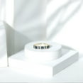 thumbnail image 3 of Rosec Jewels London Blue Topaz Eternity Ring with Moissanite - Half Eternity Band Ring - Ready to Gift for Mom, 18K Yellow Gold, US 4.50, 3 of 8