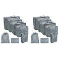 thumbnail image 1 of (2-Pack) Rinsvye Packing Cubes for Travel Sweater Storage Bags 7Pcs Travel Cubes Set Tall Storage Bins Foldable Suitcase Organizer Lightweight Wardrobe Boxes for Storage Luggage Storage Bag, 1 of 9