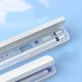 thumbnail image 3 of Étui de Transport pour Apple Pencil 2ème Génération et 1ère Génération Boîte de Rangement avec Couvercle Stylo Protection Étui Absorption des Chocs avec Autocollant, 3 of 4