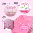 thumbnail image 4 of Cuna Corral Mecedor Starkids S12-7 Con Cambiador Rosa, 4 of 5