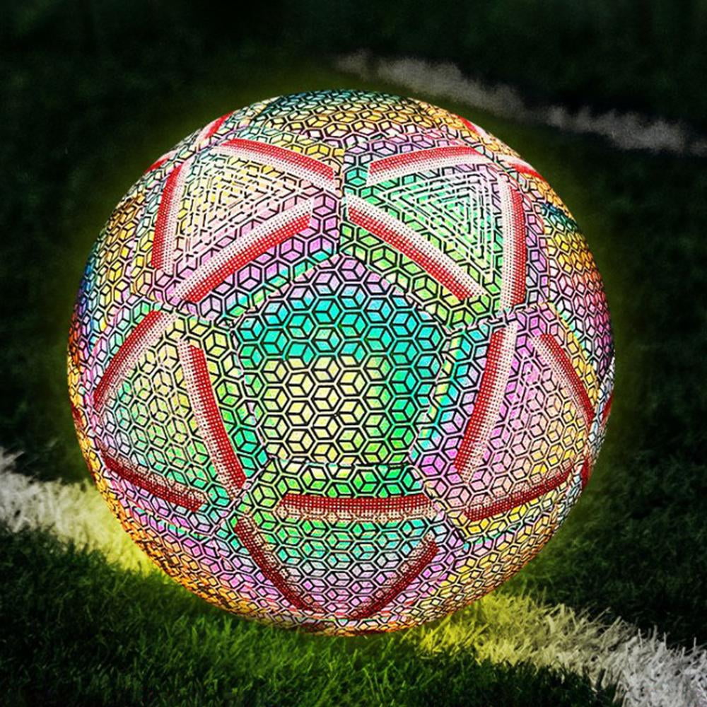 Luminous Soccer Ball Size 4 & 5, Glow In The Dark Reflective Ball For Night  Games And Training, Great Gift For Kids And Adults