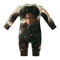 thumbnail image 5 of Attack On Titan Baby Romper Toddler Long Sleeve Bodysuit Soft Skin-Friendly Jumpsuit Outfit with Snap Crotch 9-12M, 5 of 8